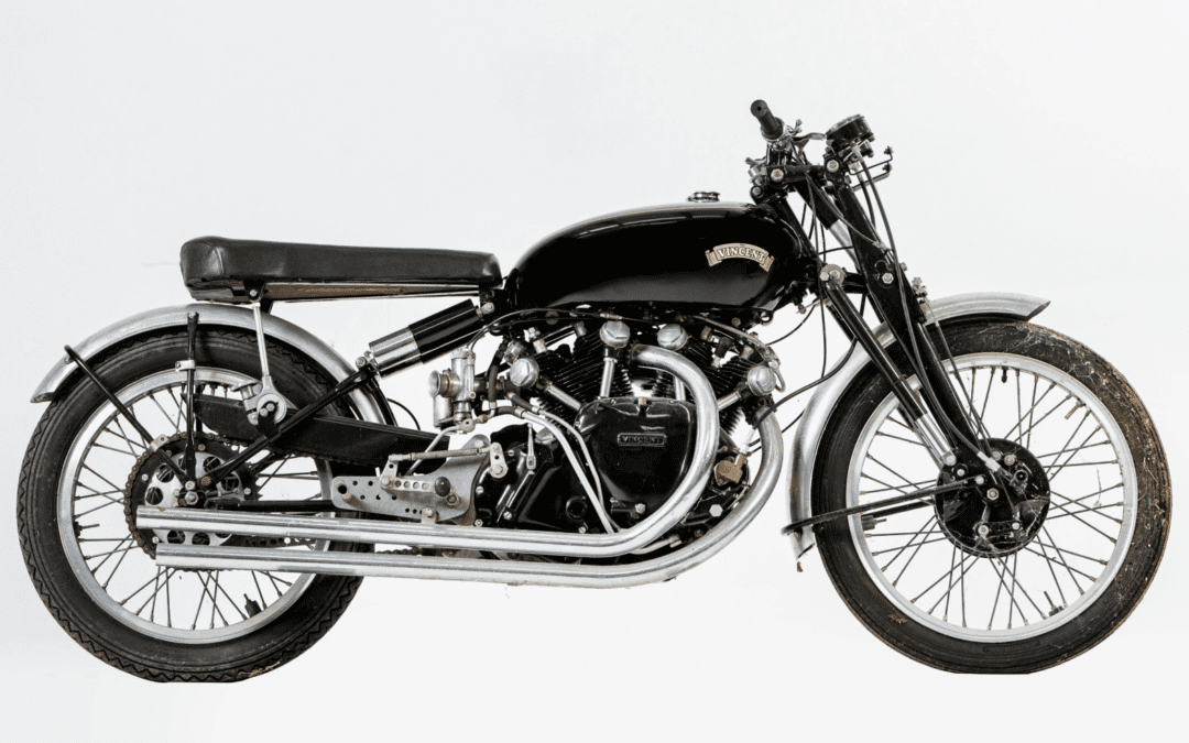 RARE VINCENT BLACK LIGHTNING LEADS BONHAMS SPRING STAFFORD SALE