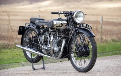 AN ULTRA-RARE 1938 VINCENT-HRD SERIES-A RAPIDE TO BE SOLD AT THE 2024 SPRING STAFFORD SALE