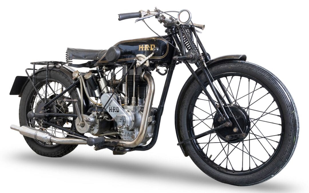 Rare 1926 HRD Model 90 from The David Plant Collection heads to Bonhams Stafford auction
