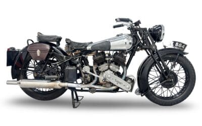 Matching-numbers 1939 Brough Superior SS80 Special heads to Stafford Bonhams auction