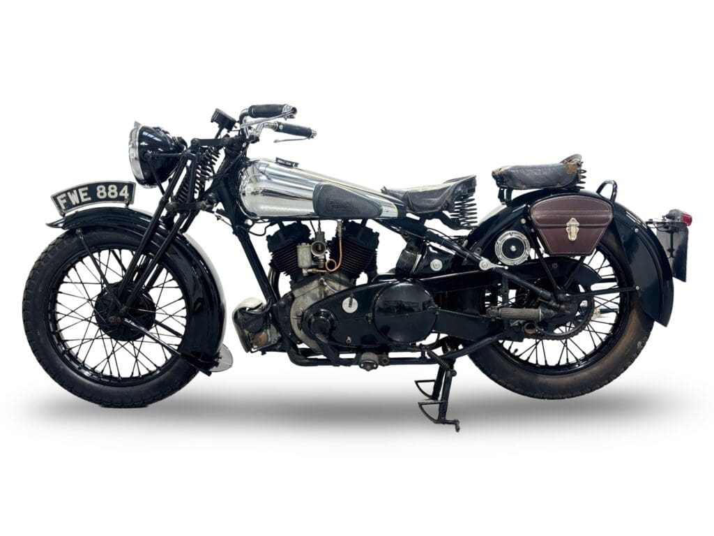 Matching-numbers 1939 Brough Superior SS80 Special heads to Stafford Bonhams auction