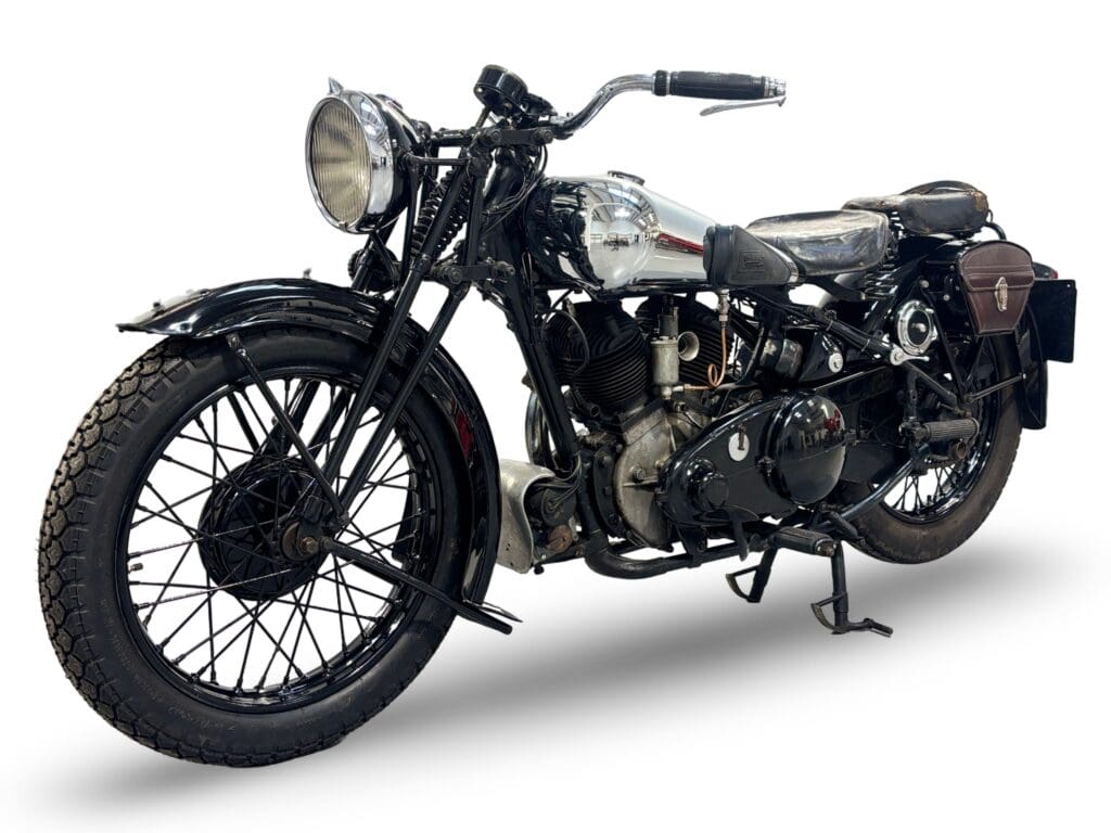 Matching-numbers 1939 Brough Superior SS80 Special heads to Stafford Bonhams auction